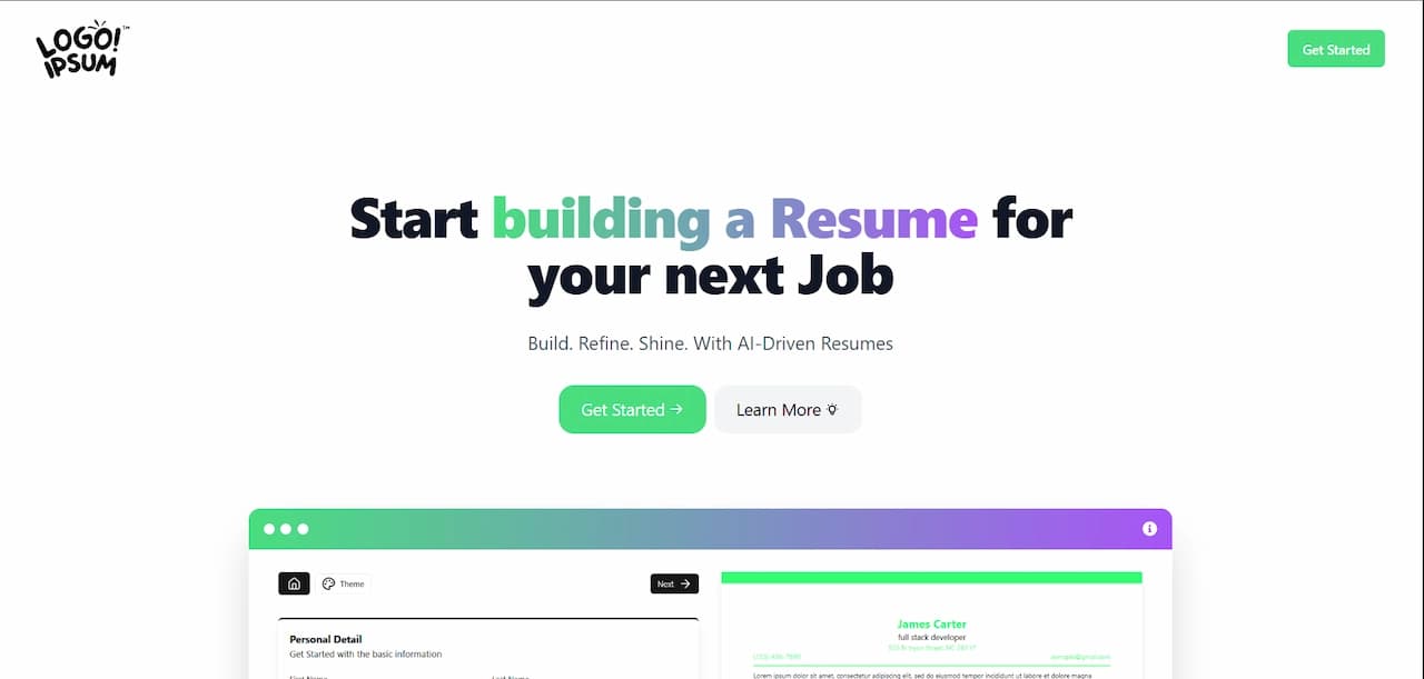 AI Resume Builder screenshot 1
