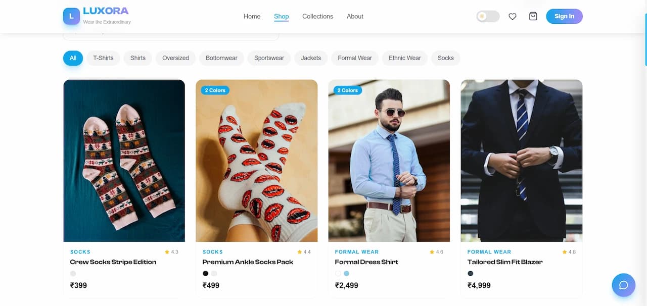 E-Commerce Website screenshot 2